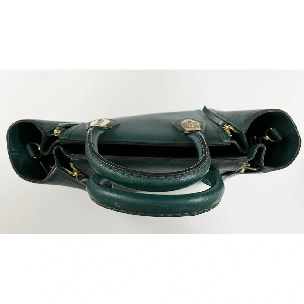 Henri Bendel • Rare Limited Edition Pebble Green A List Satchel - Picture 13 of 15